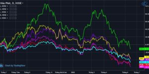 Cổ phiếu HPG và Ngành Thép Đồng Loạt Giảm Sâu Phiên 10/02